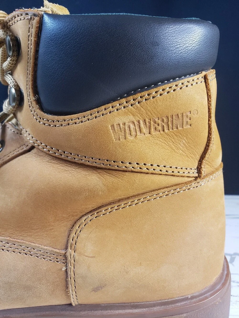 Wolverine Cheyanne Thermolite Nubuck Leather Work Boots in Tan - Men's size 12